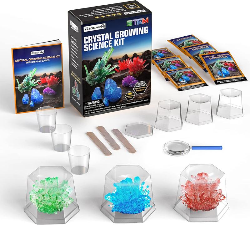 Educiro Crystal Growing Science Kit - Fun and Educational STEM Experiments Grow Fast in 3-4 Days