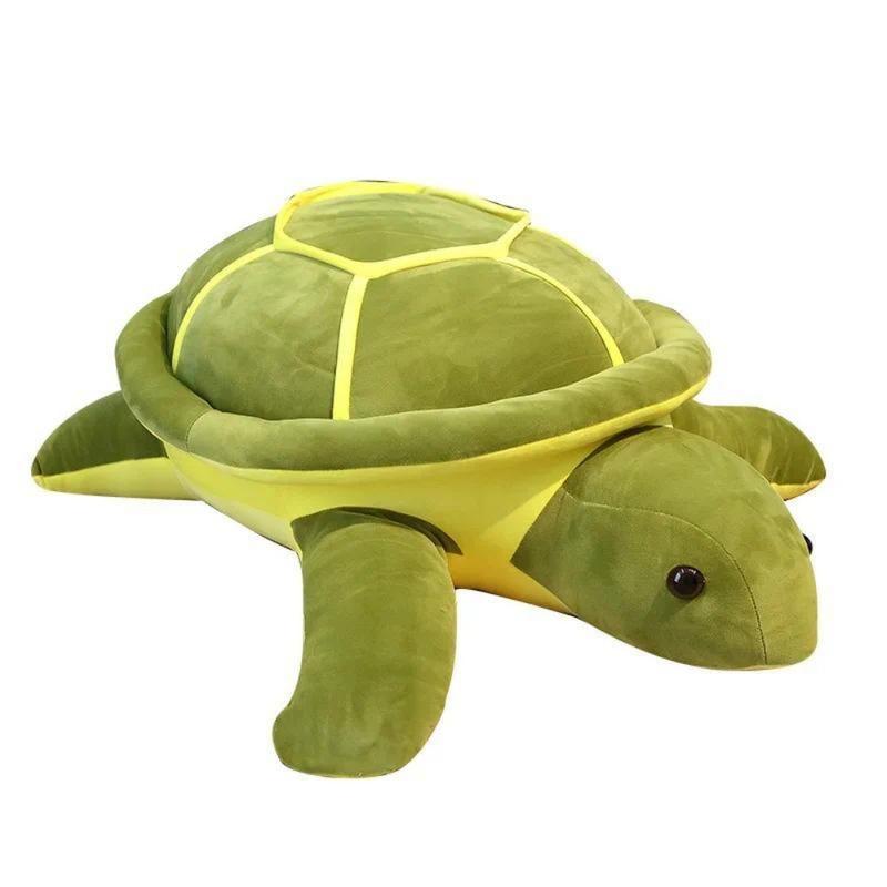 Lovely turtle plush toy soft rubber animal room decoration birthday gift