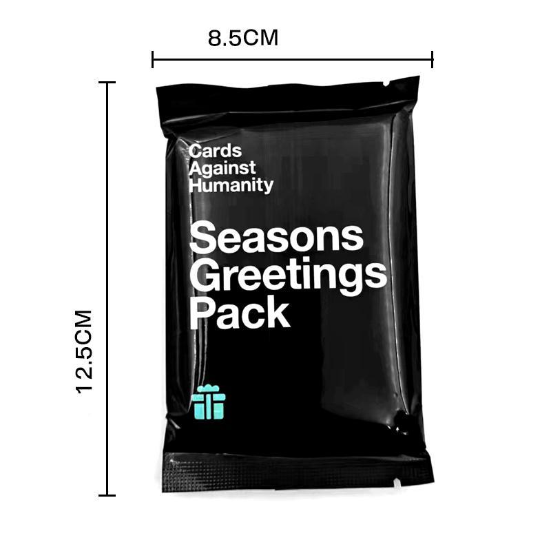 Seasons Greetings Pack Science Pack, 1 Bag Cards Against Humanity, Mini Expansion Pack, Funny Card Game for Festival Party Christmas Toy Gift