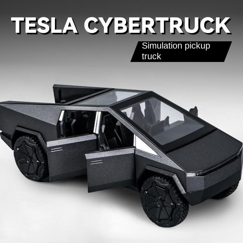 Experience the Excitement of the Tesla Cybertruck 1:32 Scale Toy Car: Vibrant Lights and Music Bring Imagination to Life for Kids! tesla cybertruck