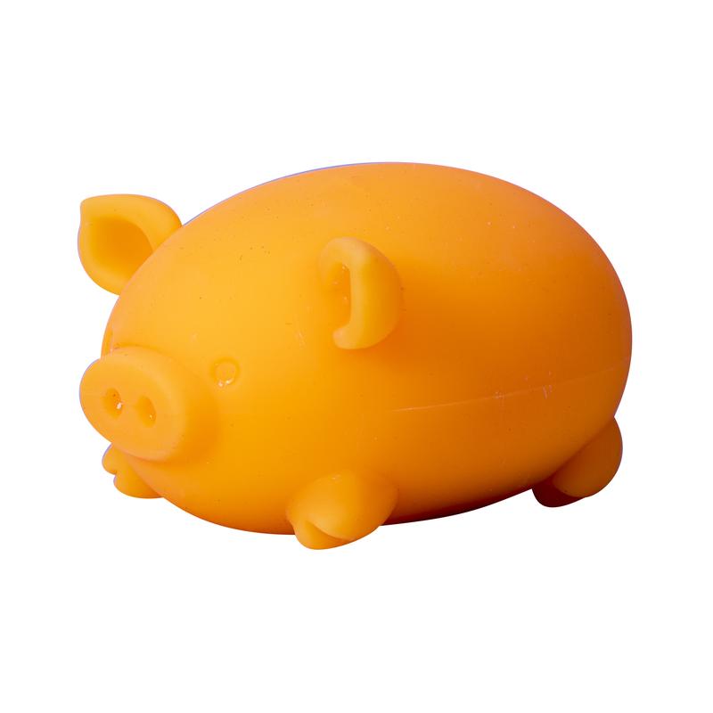 Schylling NeeDoh Dig' It Pig -  Sensory Toy with Fun Dough Filling - Assorted Designs - Ages 3 and Up - One randomly selcted piece