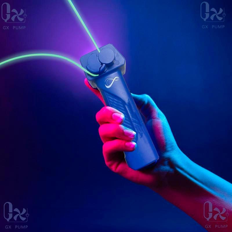 Rechargeable Glow-in-the-Dark USB Handheld Electric Rope Launcher String Shooter Launcher, Loop Fidget Launcher, Fun Party Favor And Novelty Gift(2Glow, 2 Color)