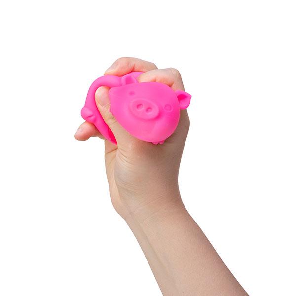 Schylling NeeDoh Dig' It Pig -  Sensory Toy with Fun Dough Filling - Assorted Designs - Ages 3 and Up - One randomly selcted piece