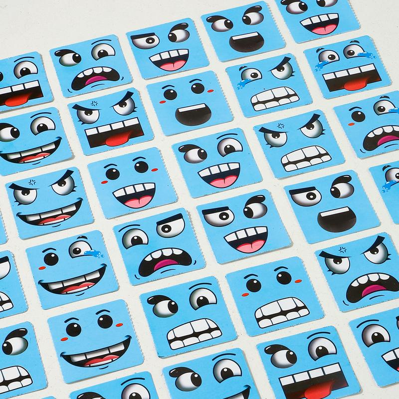 Face Changing Magic Puzzles Toy Board Games for Kids and Adults with Bell Puzzle Building Blocks Pattern Matching Game