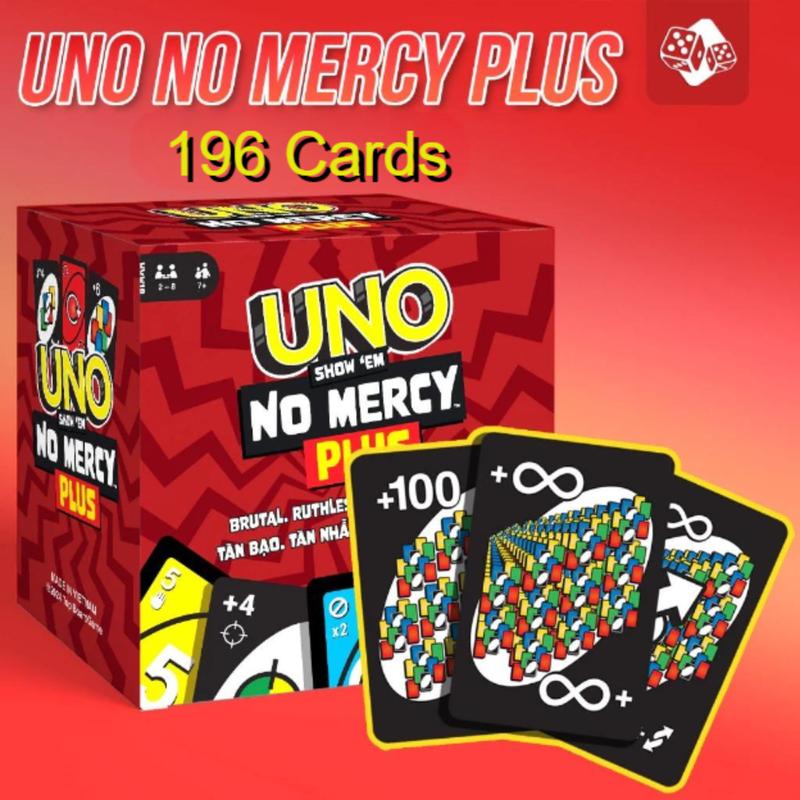 UNO NO MERCY PLUS: an upgraded game, UNO +10 with strict rules TOP BOARDGAME Update