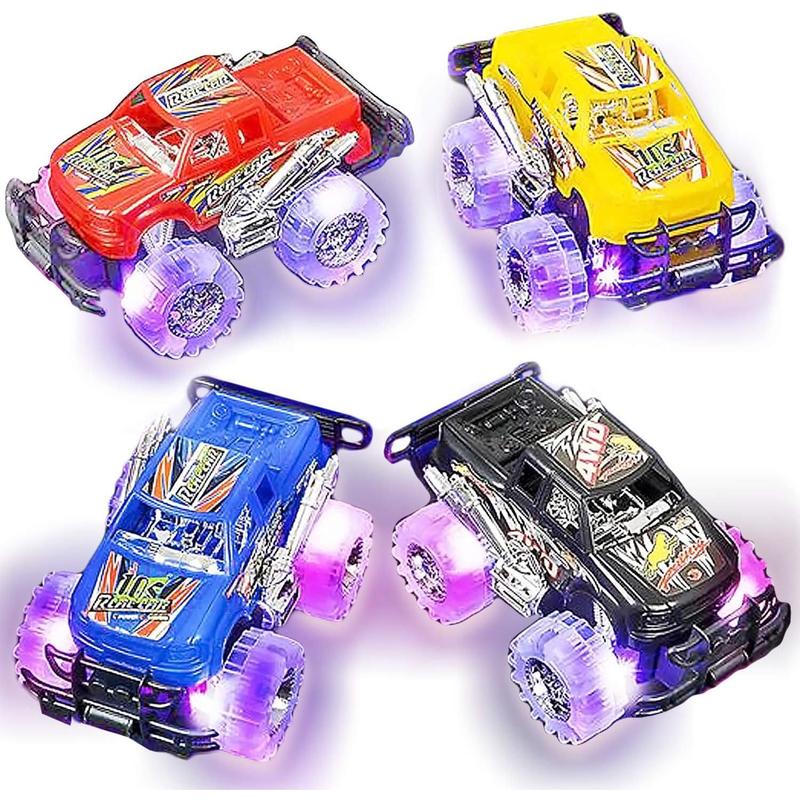 ArtCreativity Light Up Monster Trucks for Boys and Girls, Toy Truck Set of 2, Monster Trucks for Boys 3-6 Years Old, Toddler Monster Truck Toys, Light Up Trucks, Easter Gifts for Kids