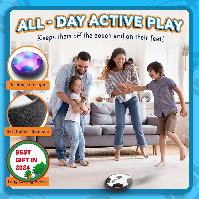 Hover Soccer Ball Football , Set of LED Soccer Ball Toy, Gifts for Children over 18 months old, Christmas Gifts 2024, Birthday Gifts for Boys and Girls ,  Fun Toys for Boys and Girls