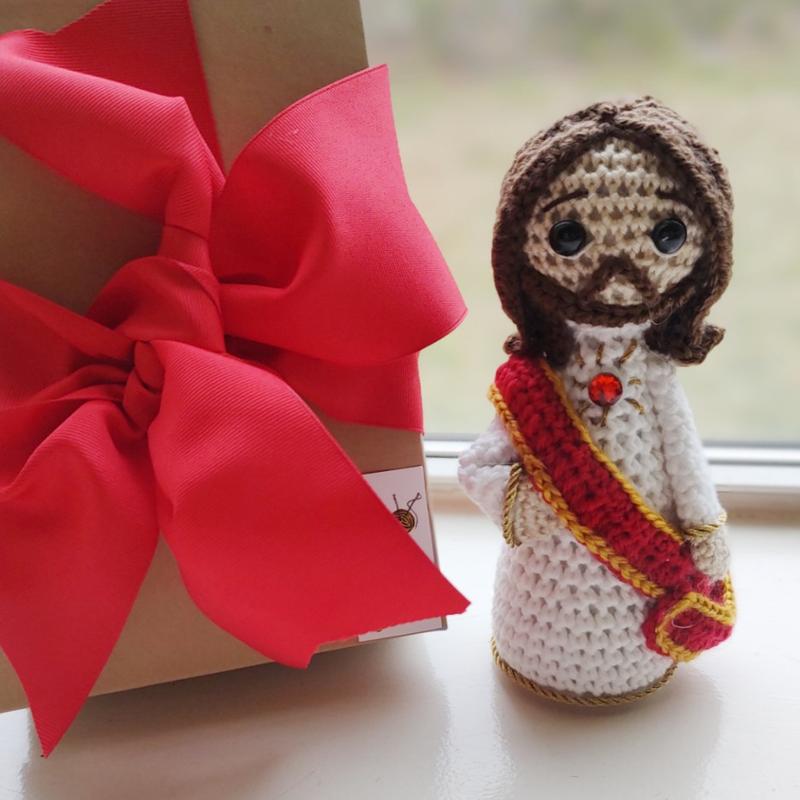 Sagrado Corazon de Jesus Crochet Amigurumi