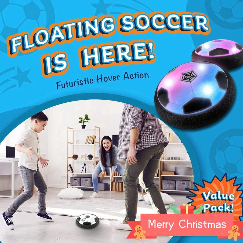 Hover Soccer Ball Football , Set of LED Soccer Ball Toy, Gifts for Children over 18 months old, Christmas Gifts 2024, Birthday Gifts for Boys and Girls ,  Fun Toys for Boys and Girls