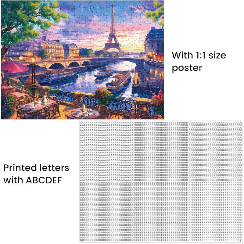 300 Piece Puzzle for Adults-Blooming Paris | Recycled Cardboar Jigsaw Puzzles 300 Pieces | Challenging Family Activity Great Gift Idea for Family Friends | Difficult Puzzles Size 20.5X 15 inches