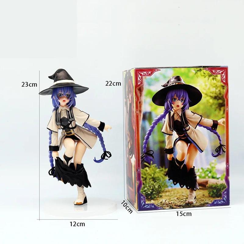 25cm Magician Roxy Migurdia Action Figure Mushoku Tensei：Jobless Reincarnation Anime Figure PVC Adult Collection Model Doll Toys