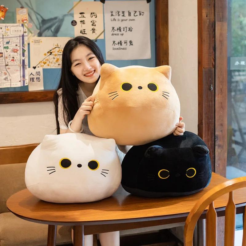 Cute Black Cat Pillow Plush Doll Toy