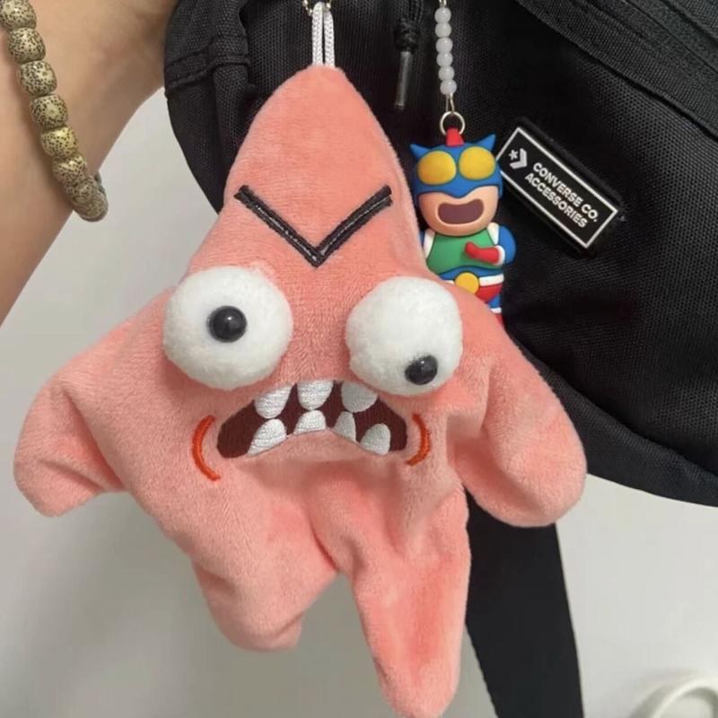 AngryPatrickStar-Moving star-Plush Toys-Pink Troll-Angry star-Christmas gifts