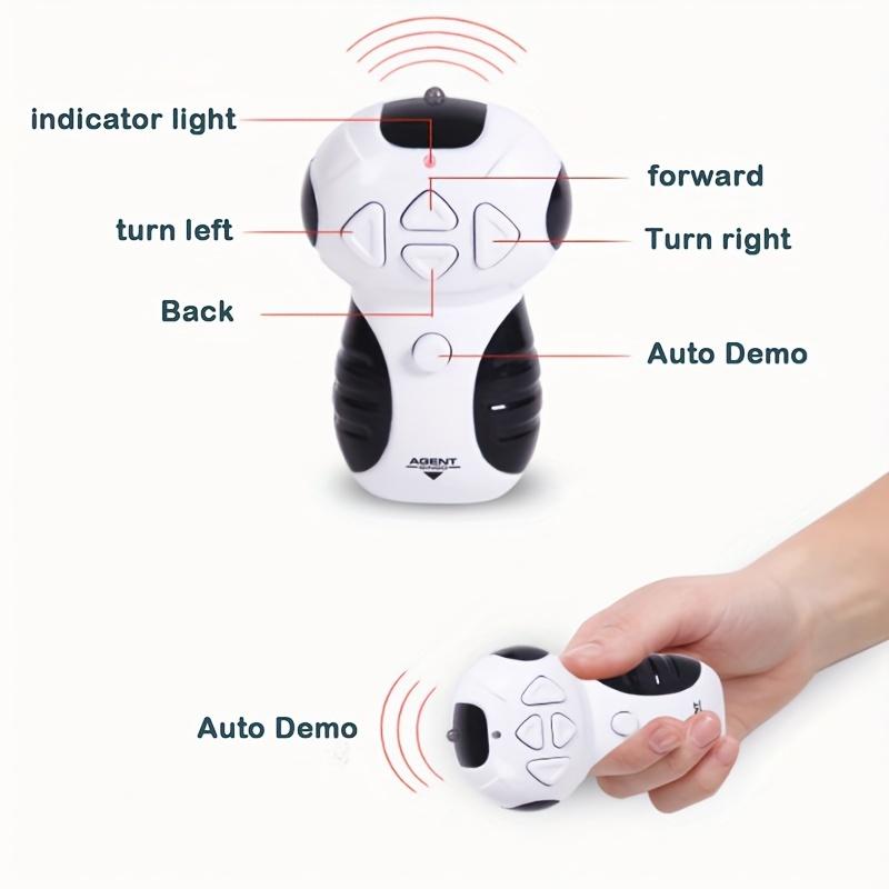 Children's robot toy with remote control, intelligent walking and dancing, induction function, great gift for 4-10 year old boys