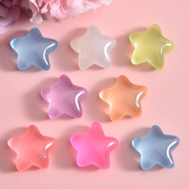 Mini Simulation Cartoon Starfish (20pcs 50pcs), DIY Handmade Jewelry Resin Accessories, Micro Landscape Ornaments For Fish Tank