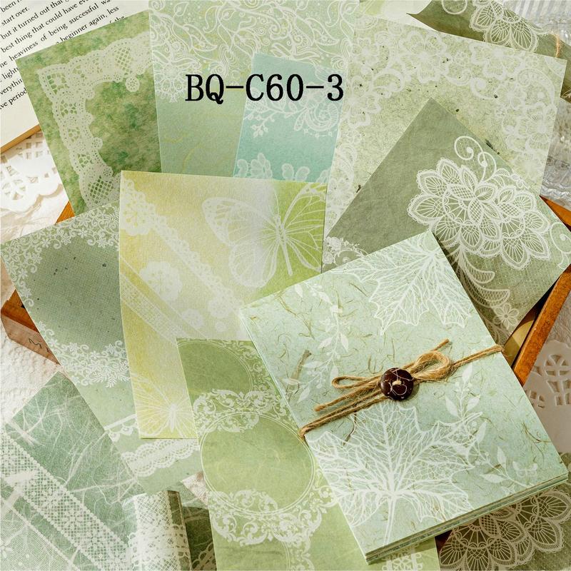 Lace Pattern Material Paper, 30pcs pack Scrapbooking & Stamping Paper, DIY Craft Material Paper for Scrapbooking & Journal Making