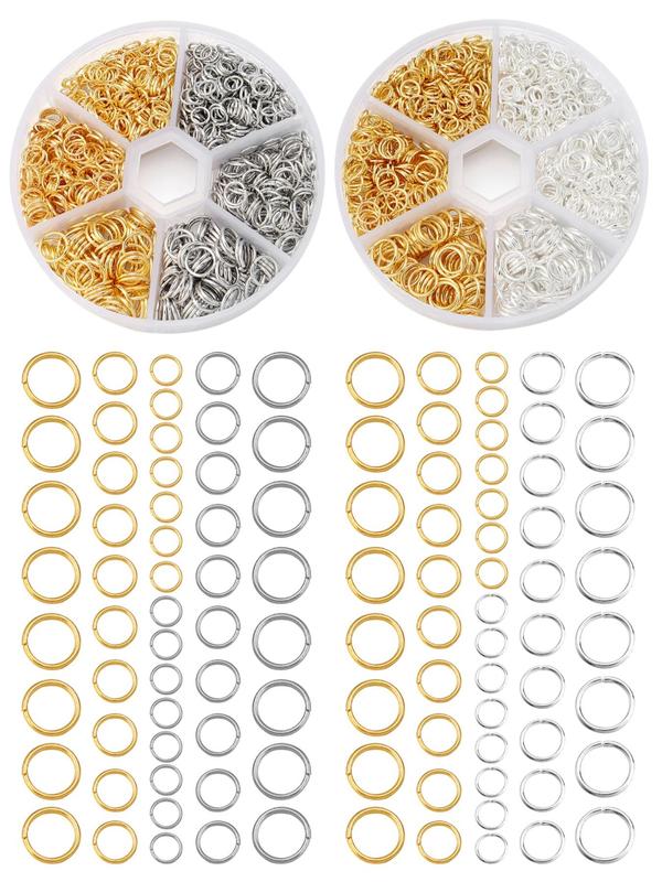 5 6 8mm Jump Ring Set, Open Jump Ring, Jewelry Making Supplies, DIY Jewelry Accessories for Bracelet Necklace Earrings Making