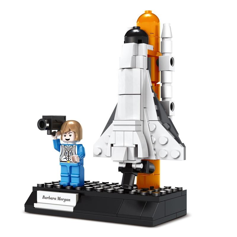 ToyBuilding Blocks Sets - STEM AerospaceBuilding Kit Toy with Heavy Transport Rocket & Launcher - Great Gift for Christmas and Birthday