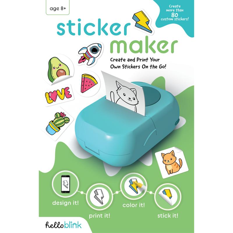 Hello Blink Sticker Maker – Create Your Own Stickers – Craft Aged 8+ from Ceaco!