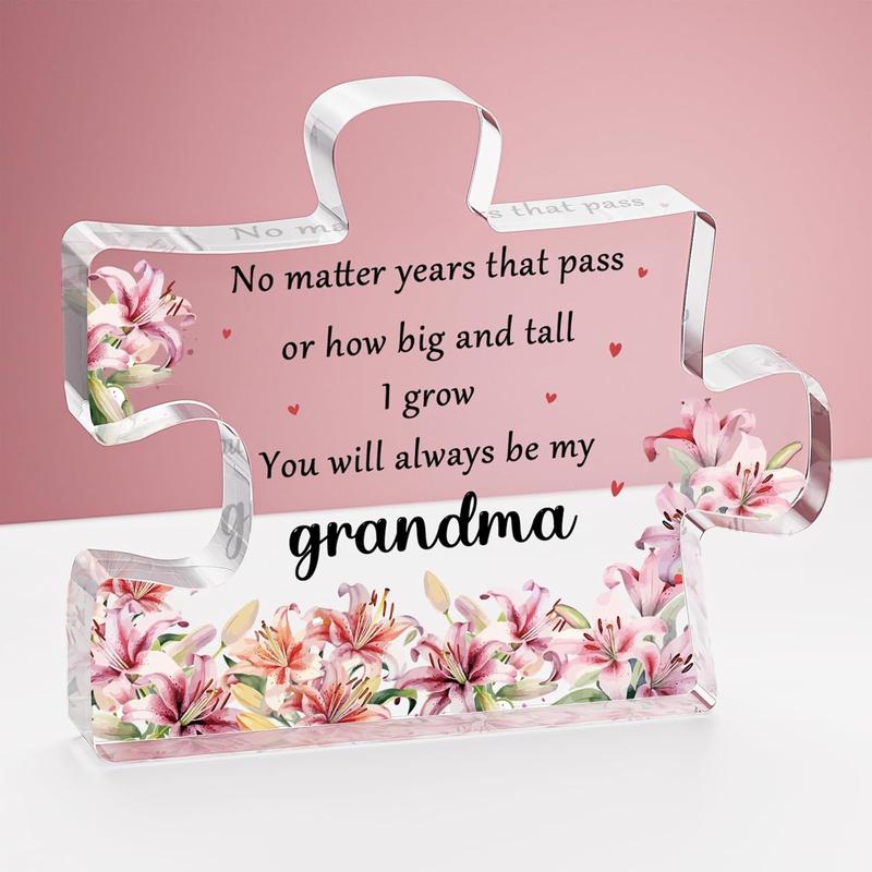 Gift for grandma. Puzzle   Sign Plaque gifts for your grandma.  grandma gifts puzzle  plaque.Mother's Day gifts for grandma. Grandma's Birthday gifts