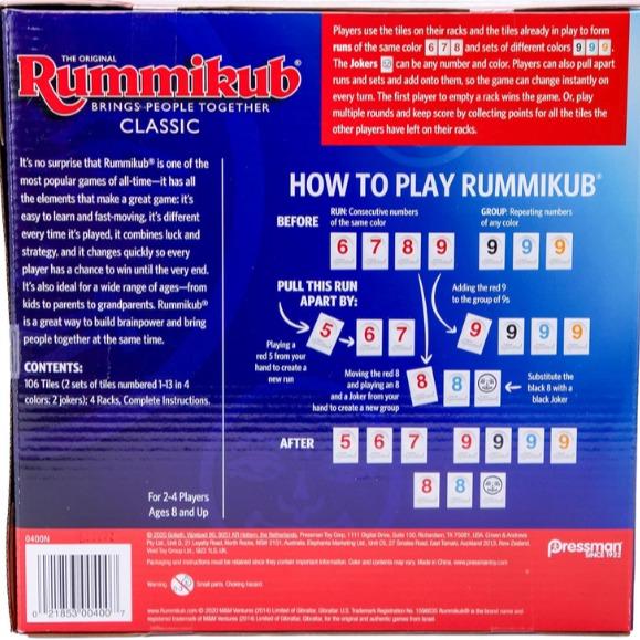 Rummikub - The Original Rummy Tile Game by Pressman