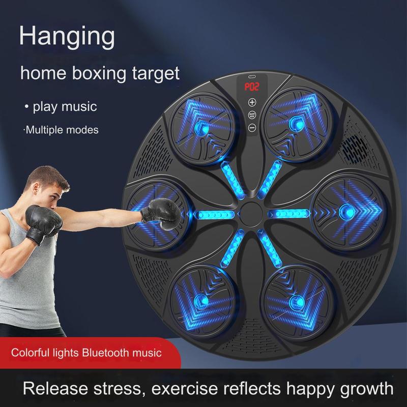 New 6-button boxing machine, smart 2.0 Bluetooth music boxing target, boxing gloves included, enjoy the joy of music and boxing at home