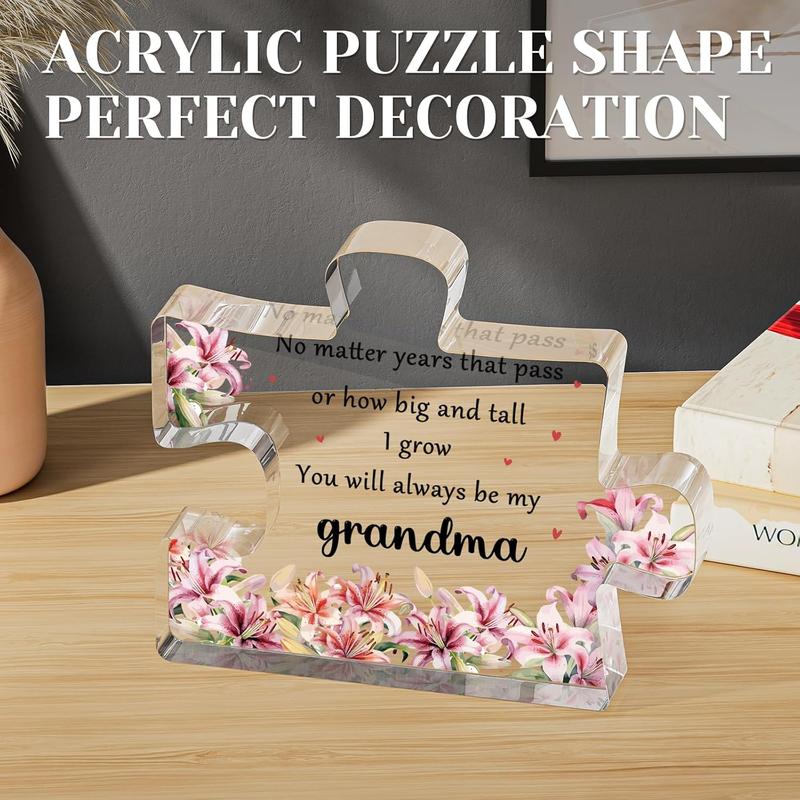 Gift for grandma. Puzzle   Sign Plaque gifts for your grandma.  grandma gifts puzzle  plaque.Mother's Day gifts for grandma. Grandma's Birthday gifts