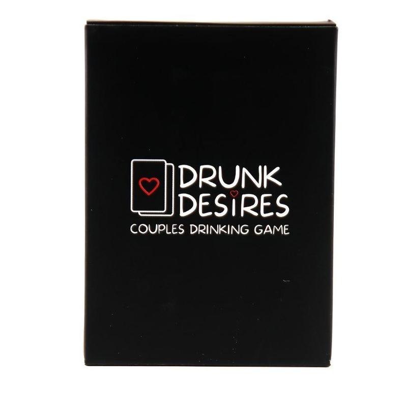 Drunk Desires Couples Drinking Game Card, 1 Count Entertaining Fun Games Holiday Party Fun Game Box and Gift, Creative Small Gift, Holiday Accessory