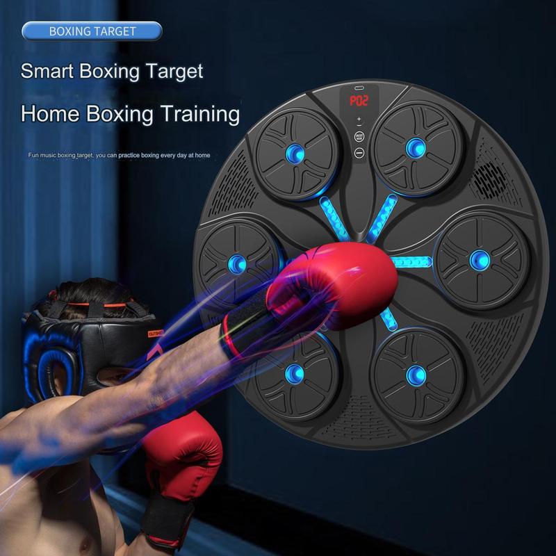 New 6-button boxing machine, smart 2.0 Bluetooth music boxing target, boxing gloves included, enjoy the joy of music and boxing at home